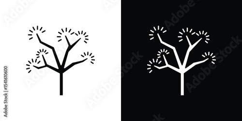Joshua tree icon Vector scalable graphics