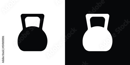 Kettlebell icon Vector scalable graphics