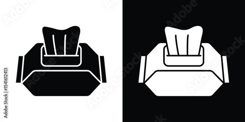 Makeup remover wipes icon Vector scalable graphics