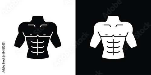Male torso icon Vector scalable graphics
