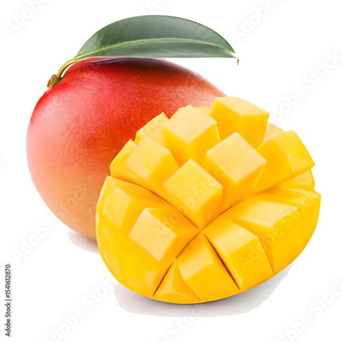 mango with slices
