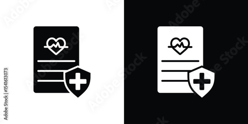 Medical insurance icon Vector scalable graphics