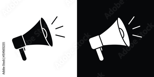 Megaphone icon Vector scalable graphics