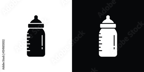 Milk bottle icon Vector scalable graphics