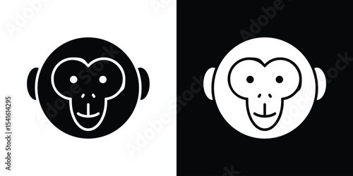Monkey icon Vector scalable graphics