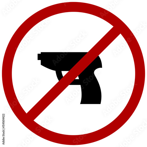No Firearms Allowed Sign