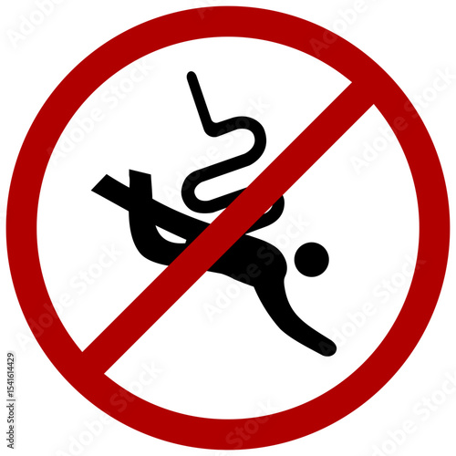 Bungee Jumping Prohibited  Sign