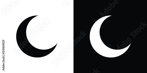 Moon icon Vector scalable graphics