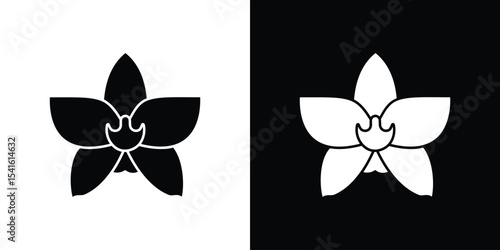 Moth orchid icon Vector scalable graphics