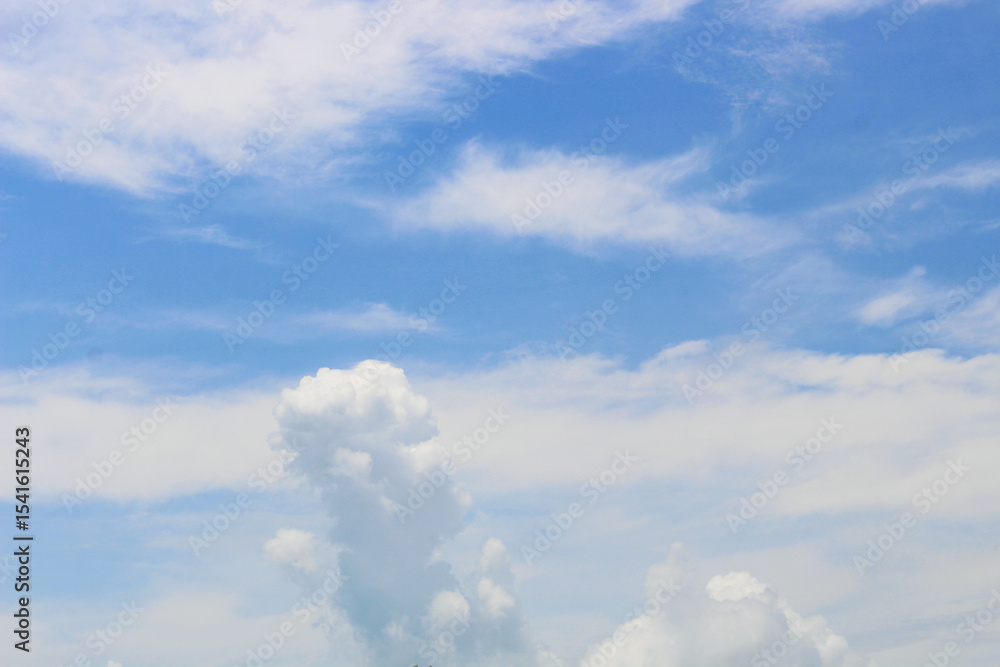 Bright blue sky and cloudy for graphic design or wallpaper. Bright blue sky and cloudy for graphic design or wallpaper.