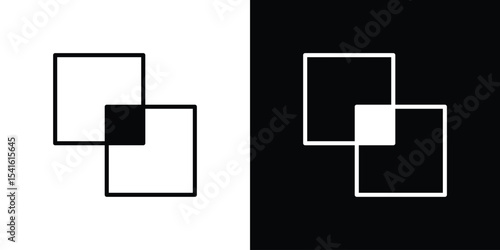 Object intersect icon Vector scalable graphics