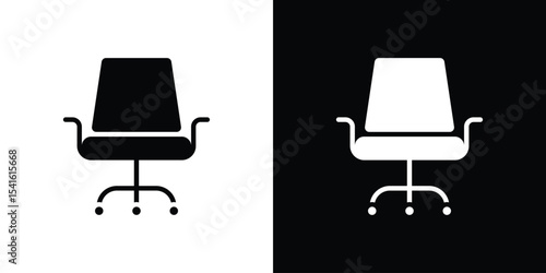Office chair icon Vector scalable graphics