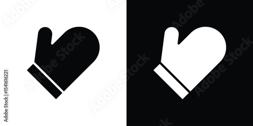 Oven mitt icon Vector scalable graphics