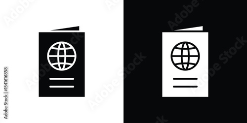 Passport icon Vector scalable graphics