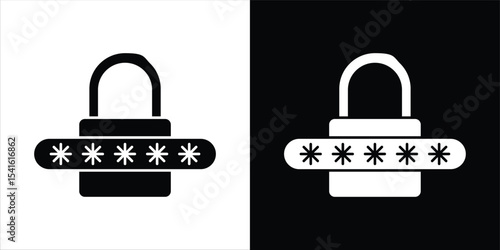 Password icon Vector scalable graphics