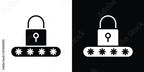 Password icon Vector scalable graphics