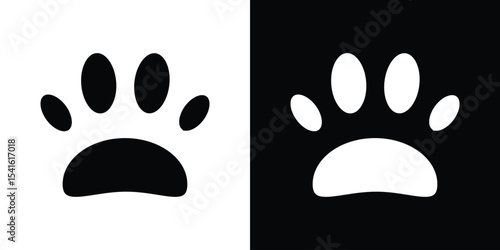 Paw icon Vector scalable graphics