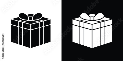 Present gift box icon Vector scalable graphics