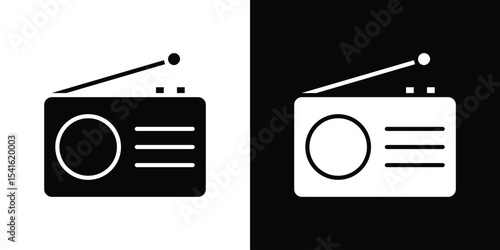 Radio icon Vector scalable graphics