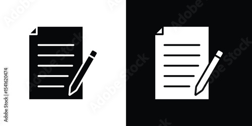 Registration paper icon Vector scalable graphics