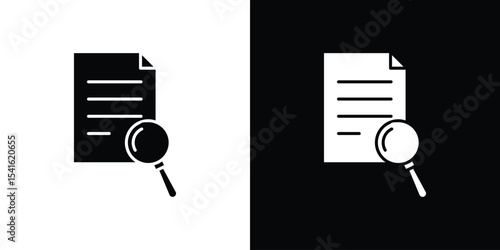 Research icon Vector scalable graphics