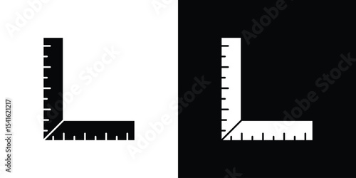 Ruler combined icon Vector scalable graphics