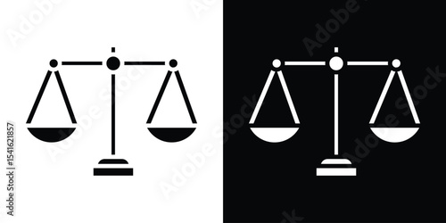 Scales of justice icon Vector scalable graphics