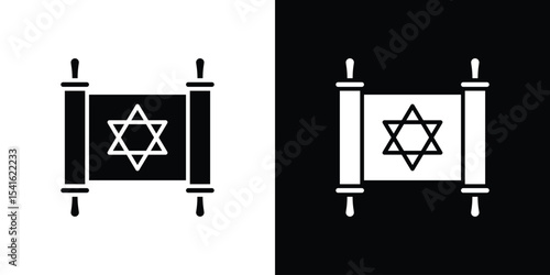 Scroll Torah icon Vector scalable graphics