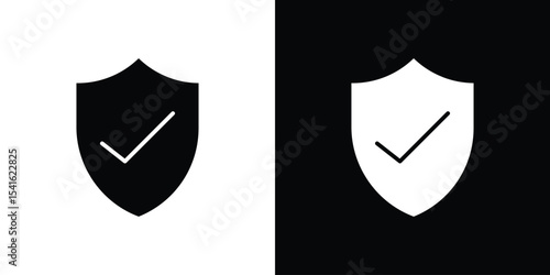 Shield check icon Vector scalable graphics