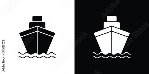 Ship icon Vector scalable graphics