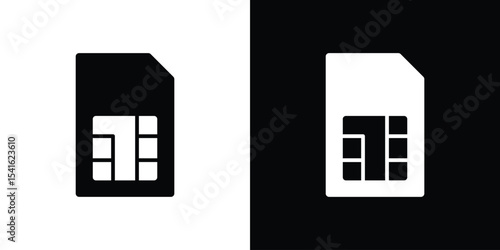Sim card icon Vector scalable graphics