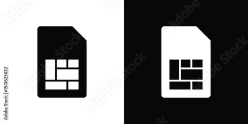 Sim card icon Vector scalable graphics