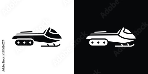 Snowmobile icon Vector scalable graphics