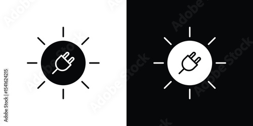 Solar energy icon Vector scalable graphics