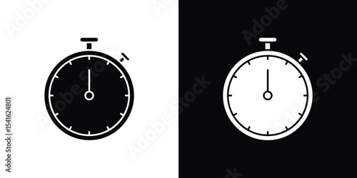 Stop watch icon Vector scalable graphics