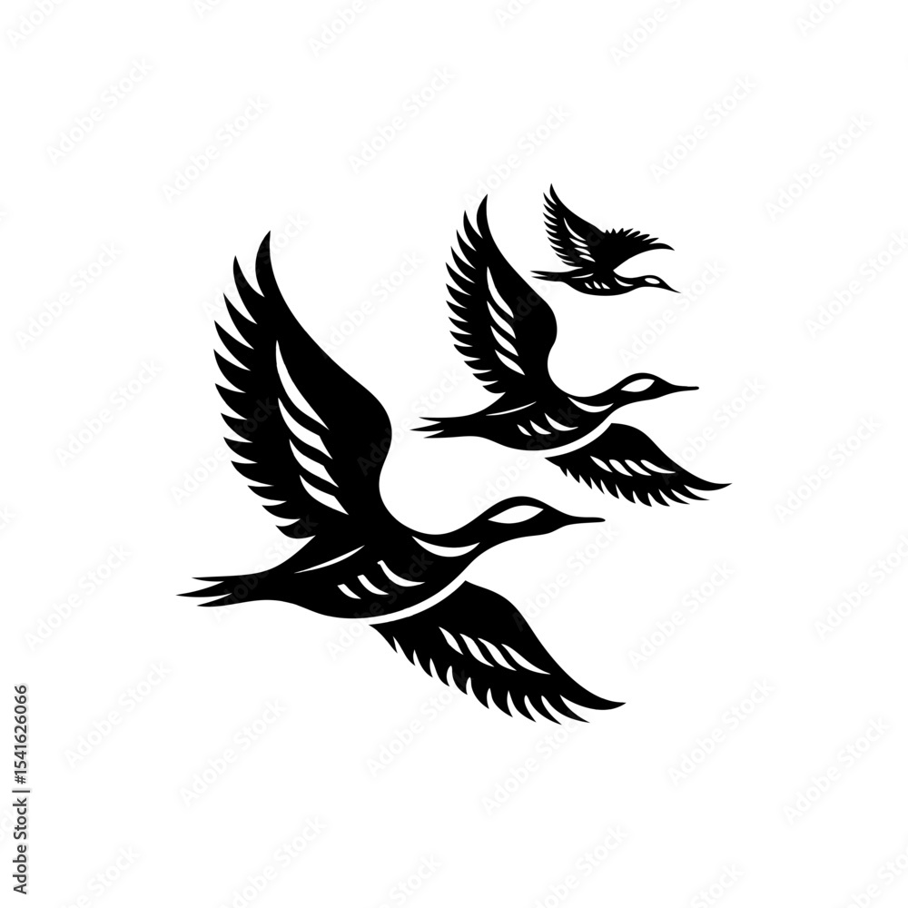 Obraz premium vector illustration of a bird