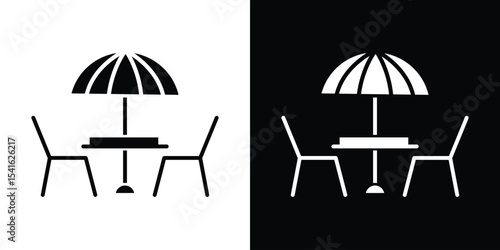Terrace icon Vector scalable graphics