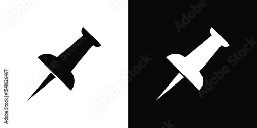 Thumbtack icon Vector scalable graphics