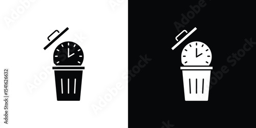 Time waste icon Vector scalable graphics