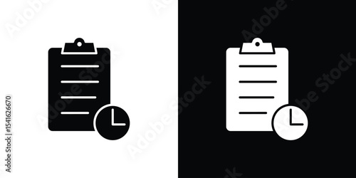 Timesheet icon Vector scalable graphics