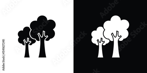 Trees icon Vector scalable graphics