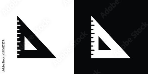 Triangle ruler icon Vector scalable graphics