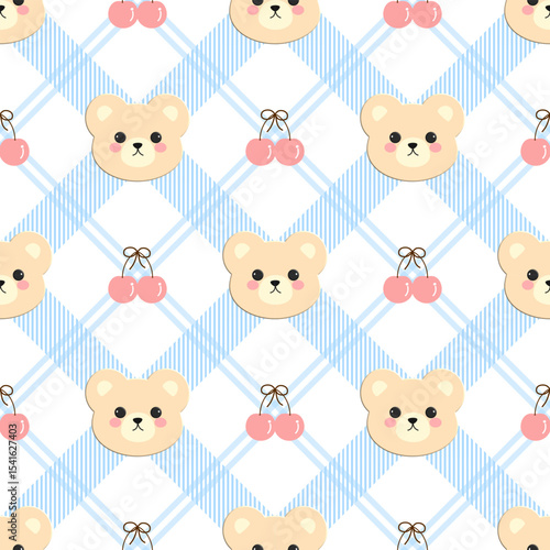 seamless pattern with baby toys