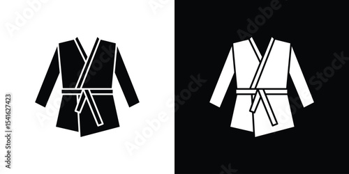 Uniform martial art icon Vector scalable graphics