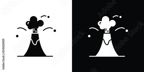 Volcano icon Vector scalable graphics