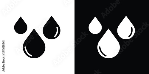 Water drop shape icon Vector scalable graphics