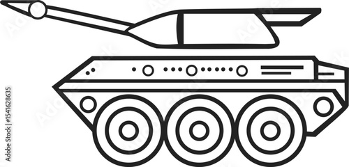 Tank vector stock design