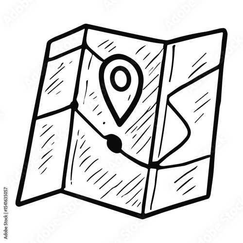 Map with Pin