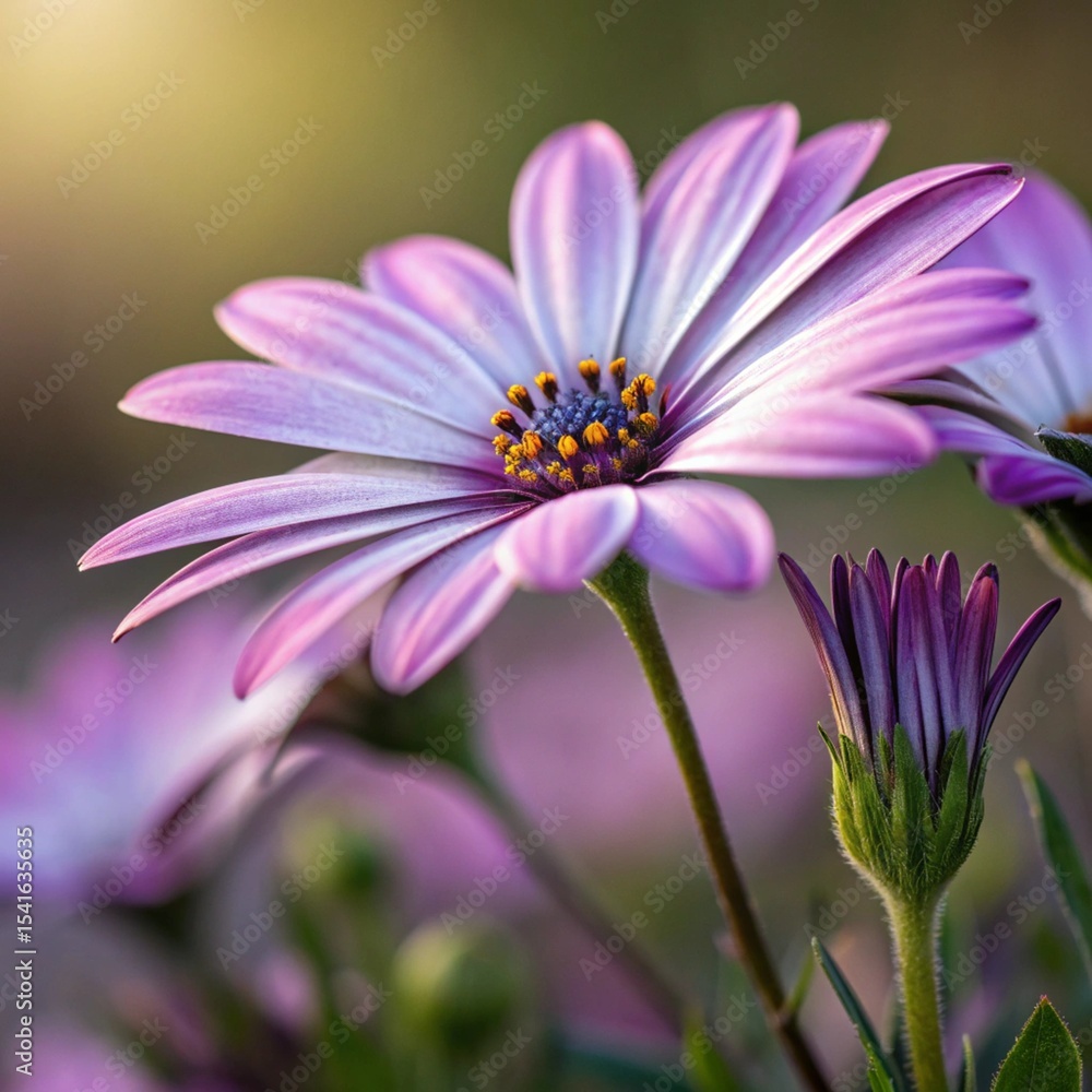 purple osteospermum daisy flower purple osteospermum daisy flower