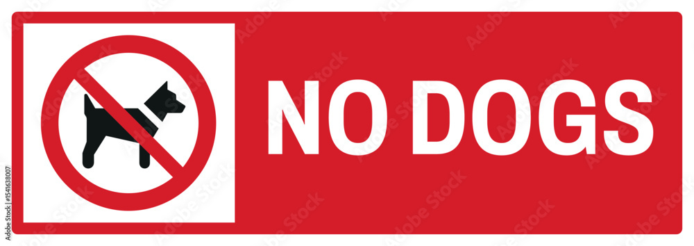 prohibition safety signs v2 uppercase text_no dogs landscape size 1/2 a4,a3,a2,a1 prohibition safety signs v2 uppercase text_no dogs landscape size 1/2 a4,a3,a2,a1